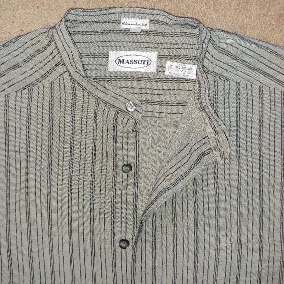 MASSOTI Long Sleeve Men's Shirt - Picture 1 of 4